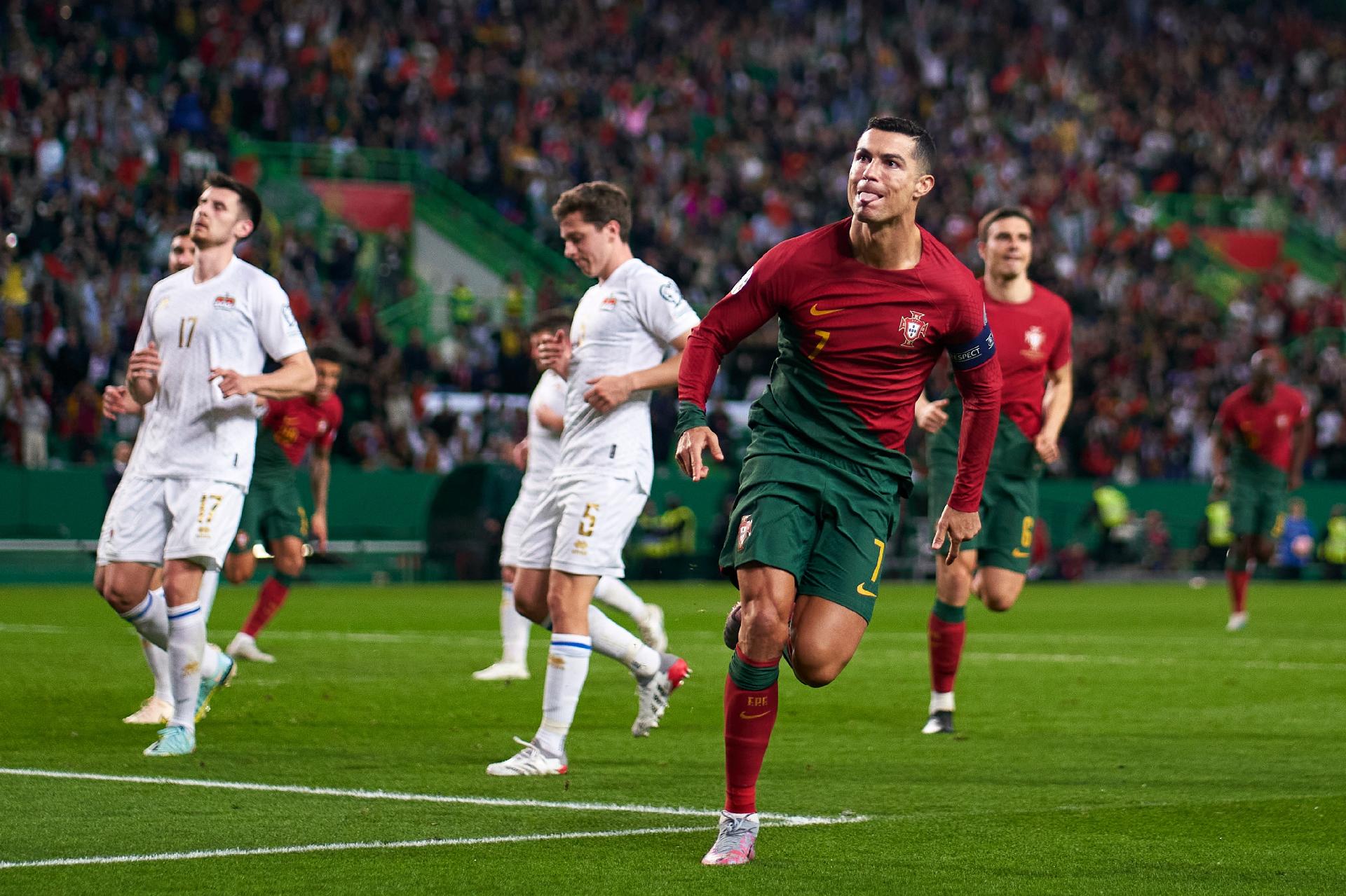 Cristiano Ronaldo marca e Portugal segue 100% nas Eliminatórias da Euro