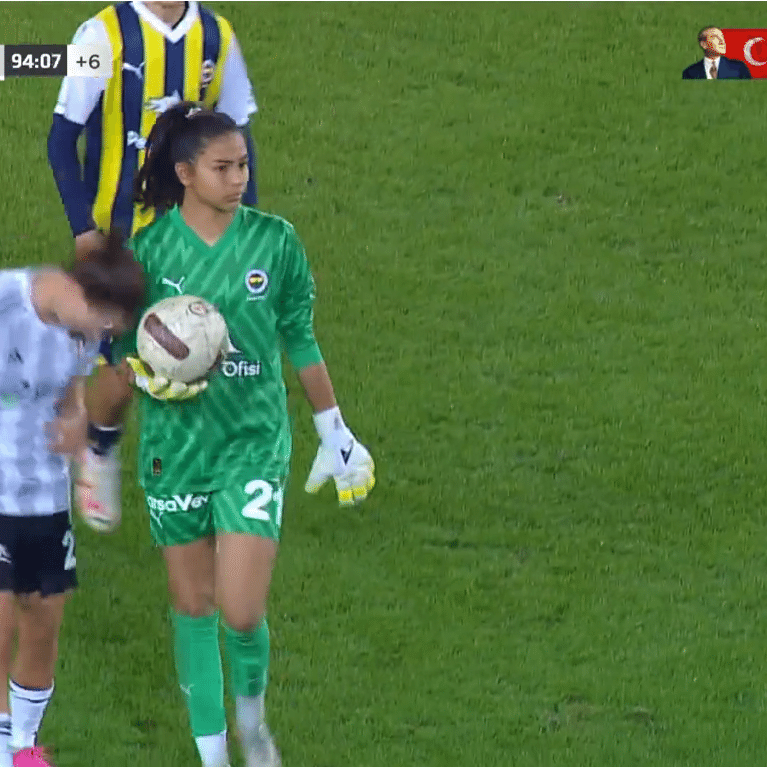 ISSO VALE?! Olha o gol marcado pelo Besiktas contra o Fenerbahçe Turcão  Feminino 😱🇹🇷 #shorts 