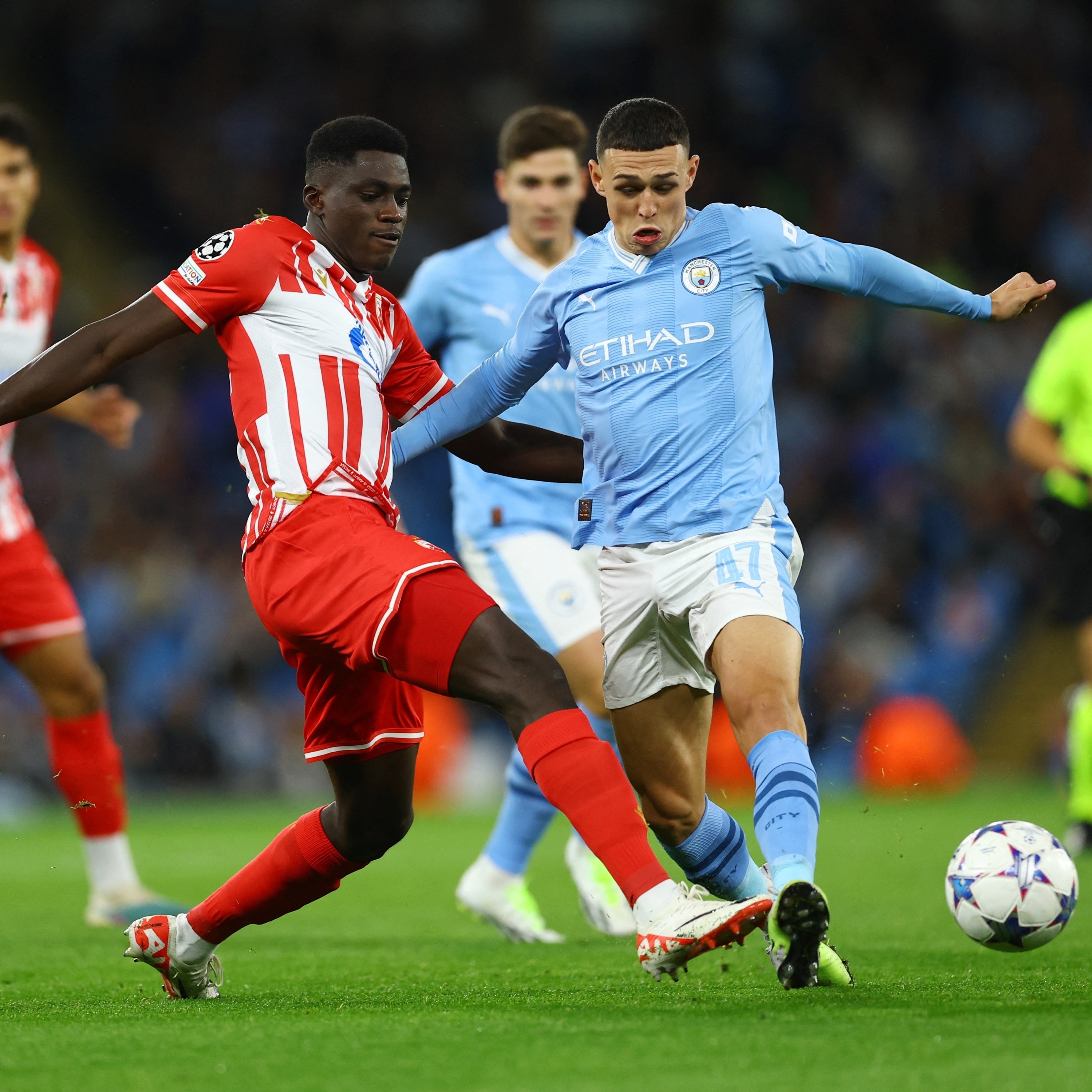 MANCHESTER CITY X ESTRELA VERMELHA AO VIVO, CHAMPIONS LEAGUE AO VIVO