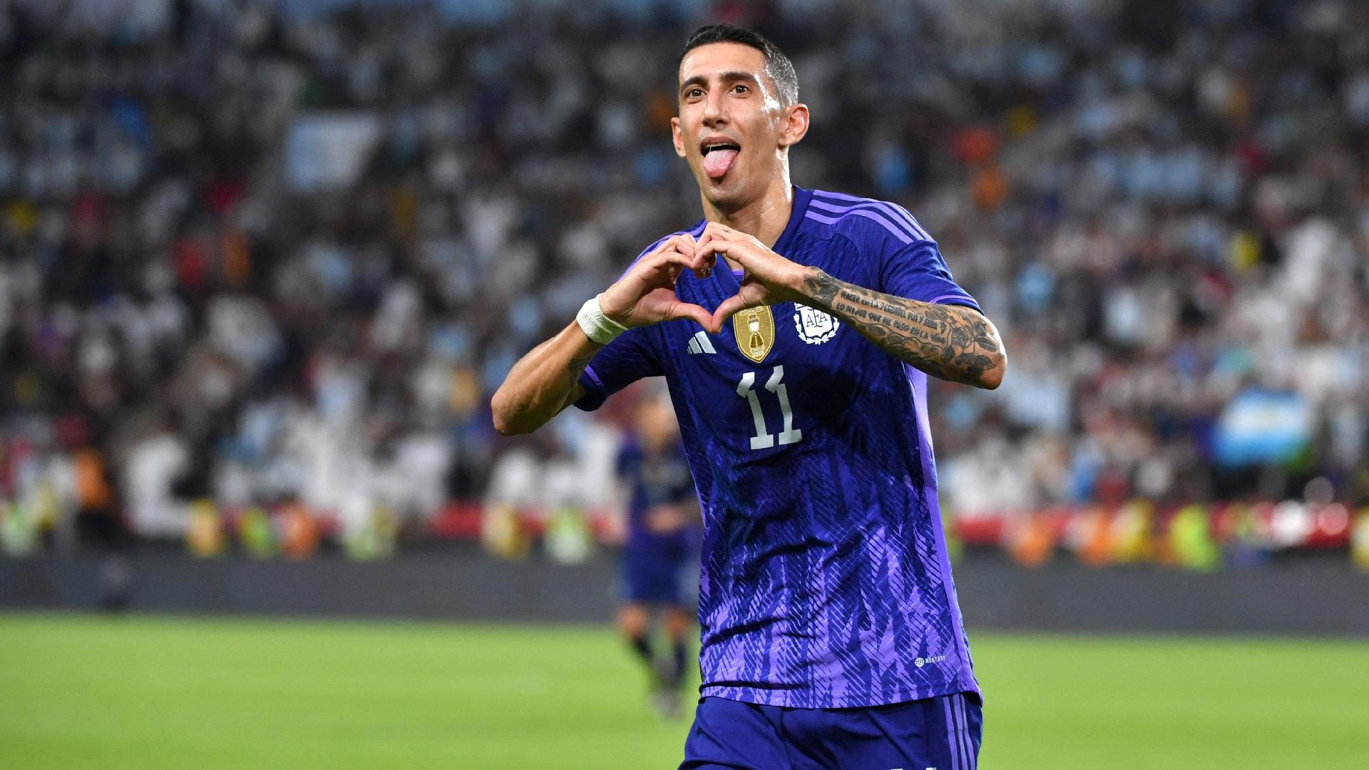 Copa 2022: Di María se emociona após marcar pela Argentina na final