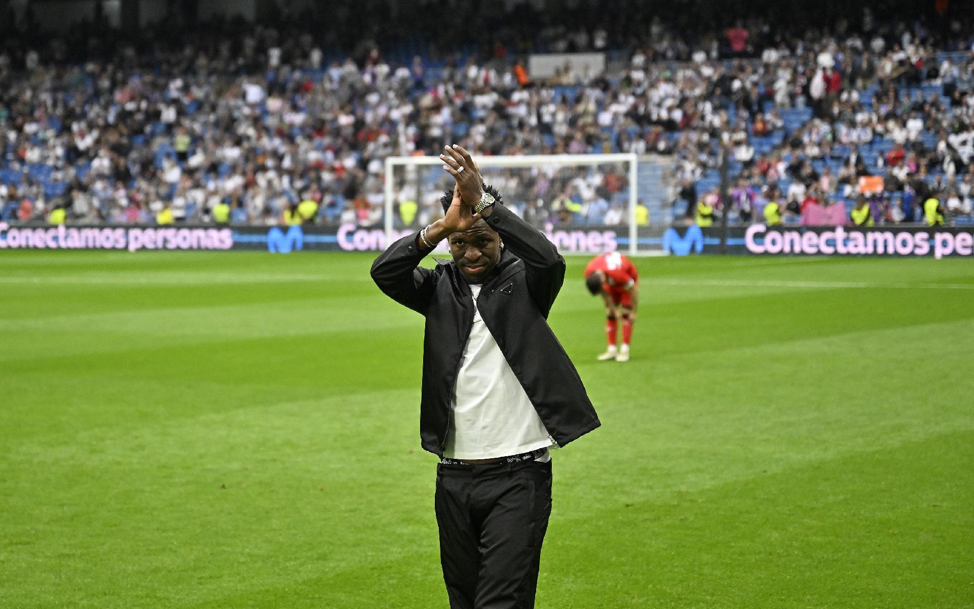 Reação de Vinícius Júnior é criticada após empate do Real Madrid