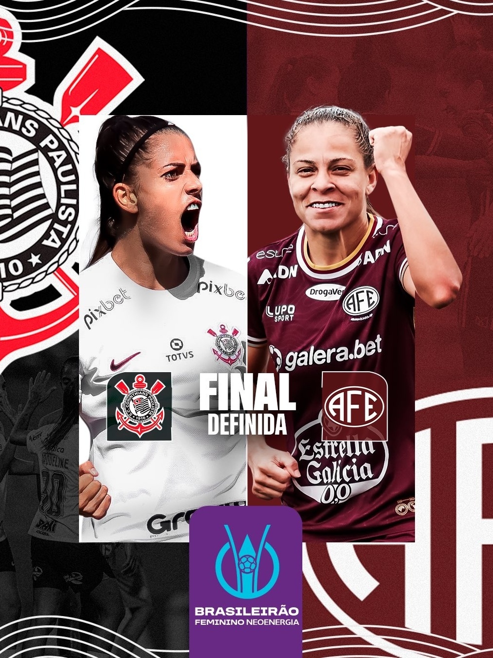 Corinthians pega Ferroviária na final do Brasileirão Feminino