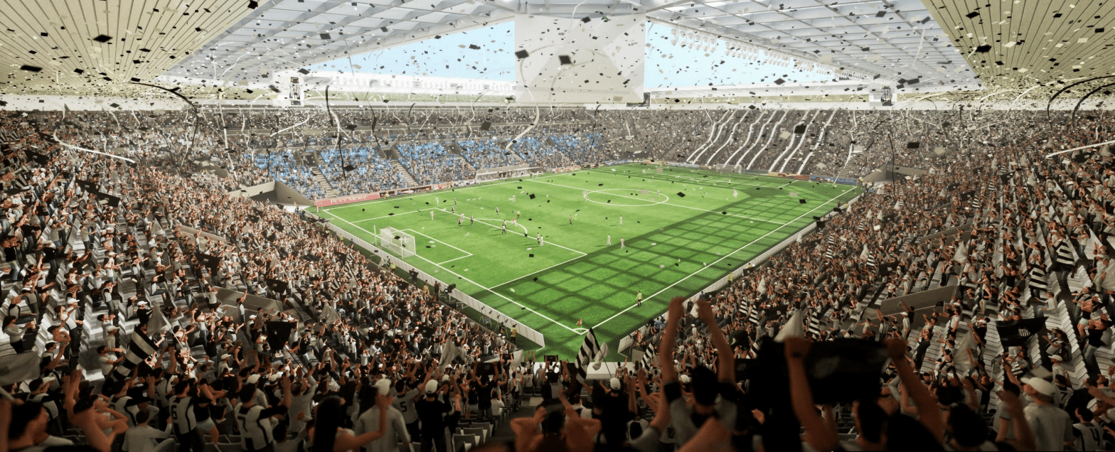 Veja imagens exclusivas do novo estádio do Santos. Capacidade pode