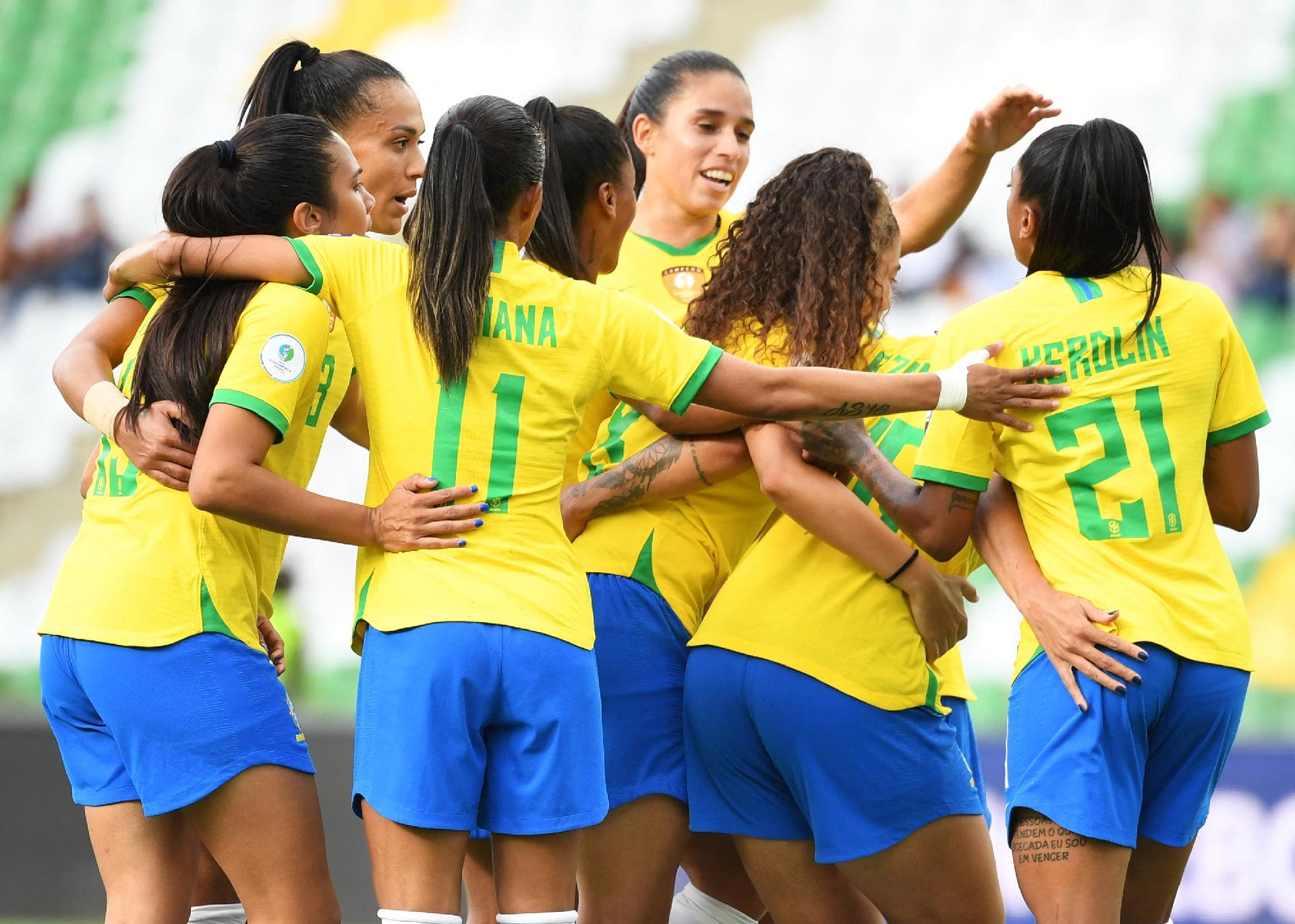 Seleção Feminina de Futebol on X: Hoje tem #GuerreirasDoBrasil em