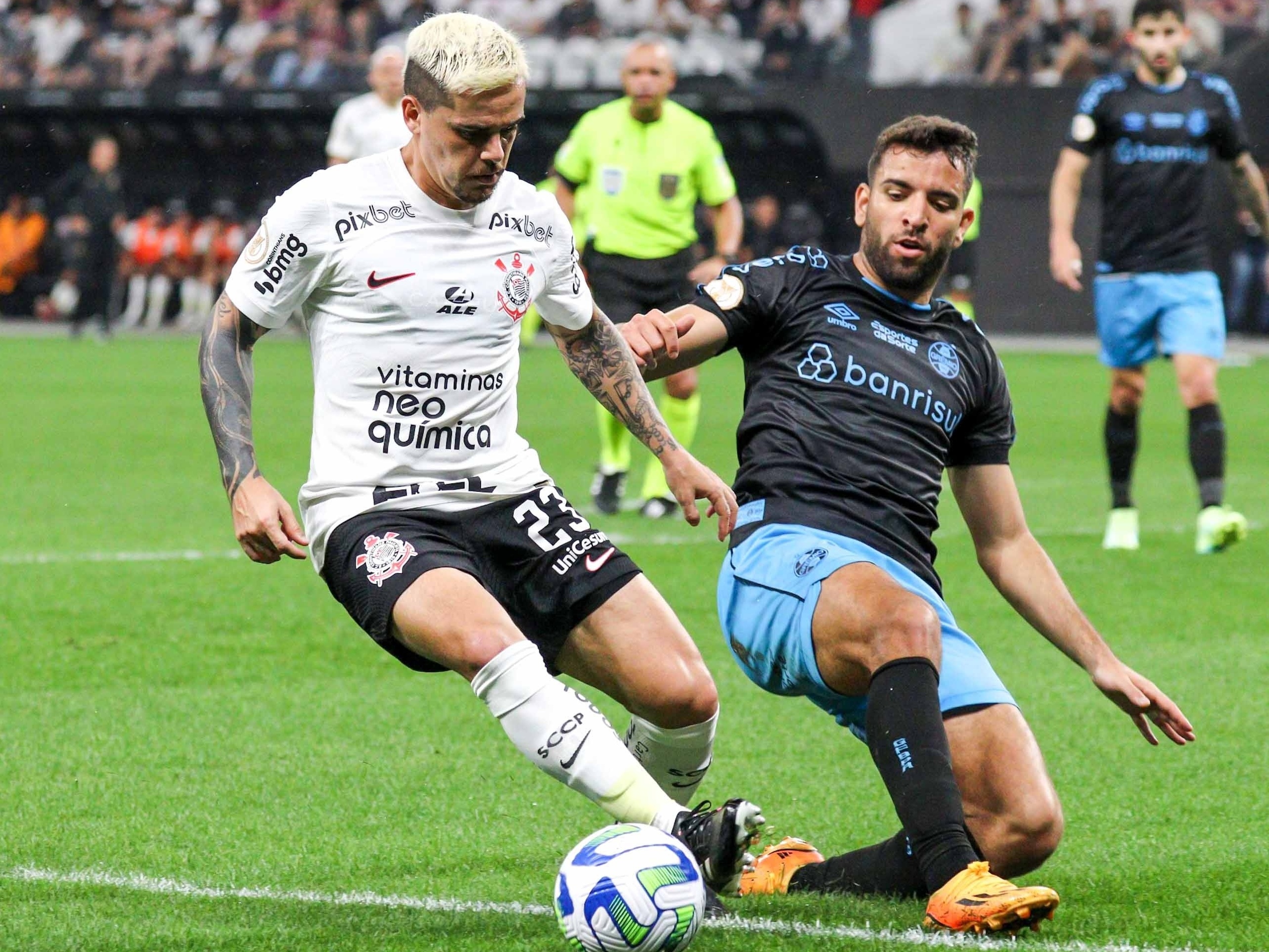 Wesley no segundo tempo contra o Grêmio na Neo Química Arena