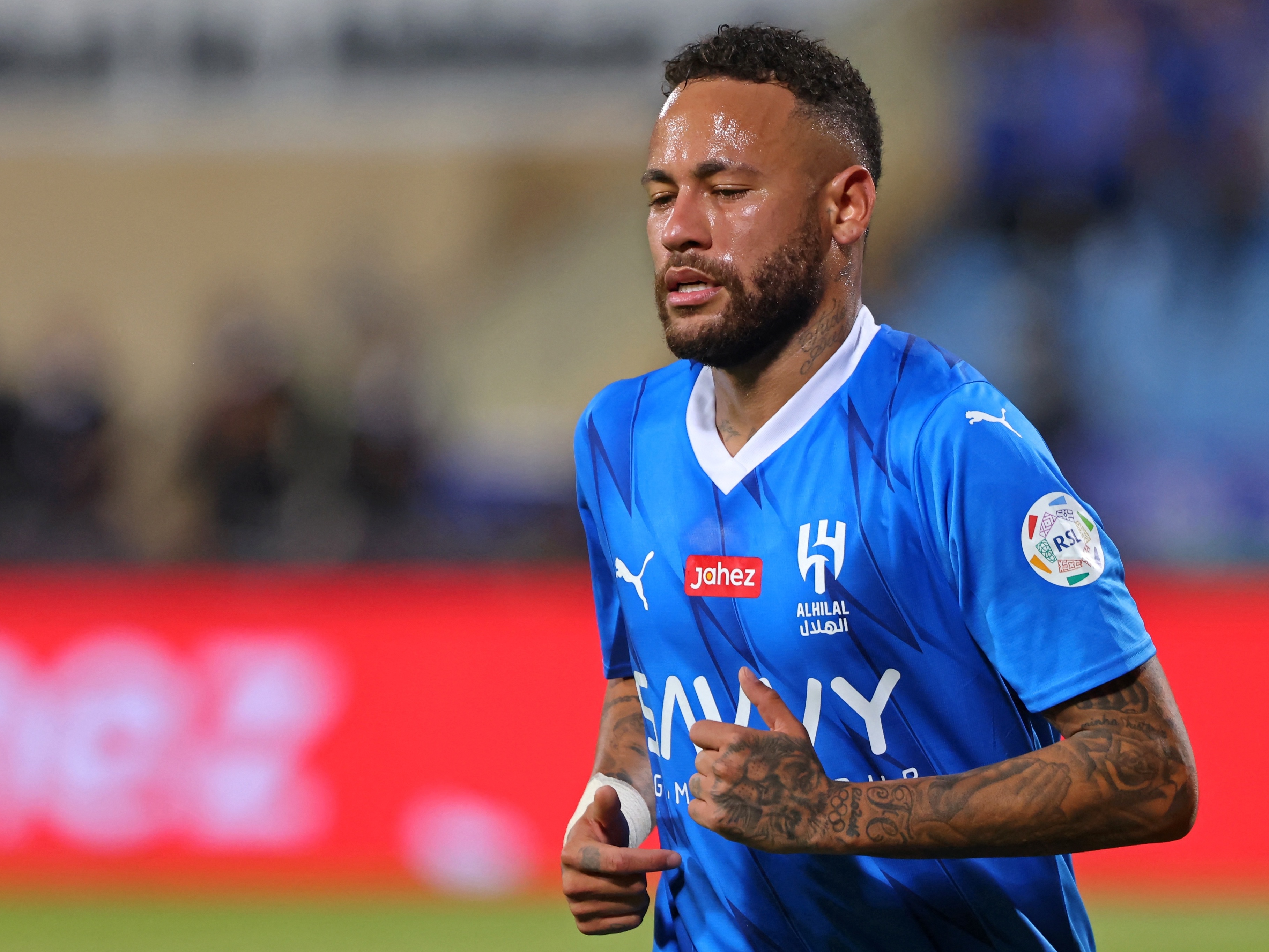 ⚽️ Neymar cobrando falta pré jogo do Al Hilal #neymar #alhilal #gol