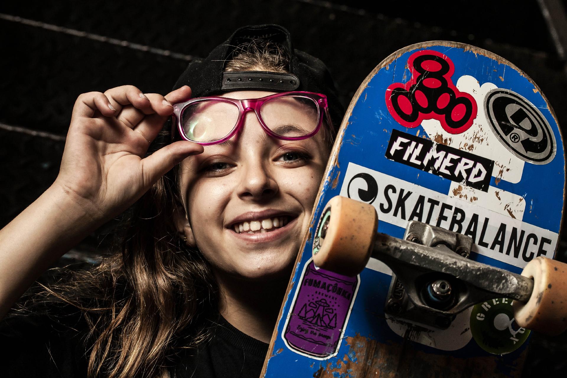 Prodígios de nove anos já mudam perfil do skate feminino no Brasil