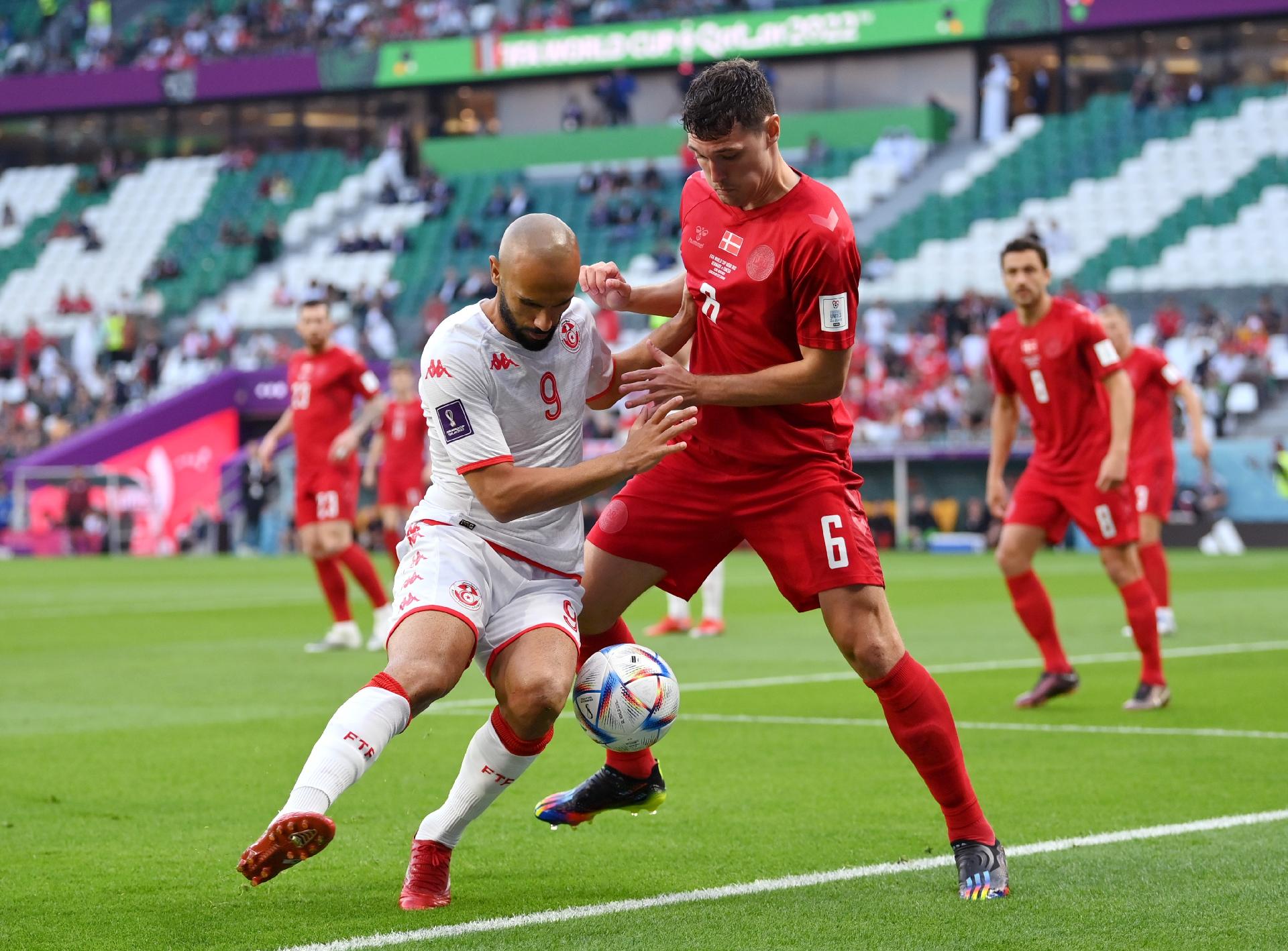 Mundial-2022: Dinamarca e Tunísia empataram sem golos em Al Rayyan