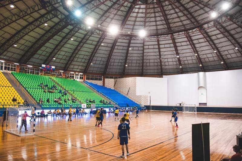 ARUJÁ, SP - 20.12.2020: FINAIS DA LIGA NACIONAL DE HANDEBOL 2020 - Awards.  The day came for the grand final of the National Men's Handball League  2020, with EC Pinheiros x Taubaté