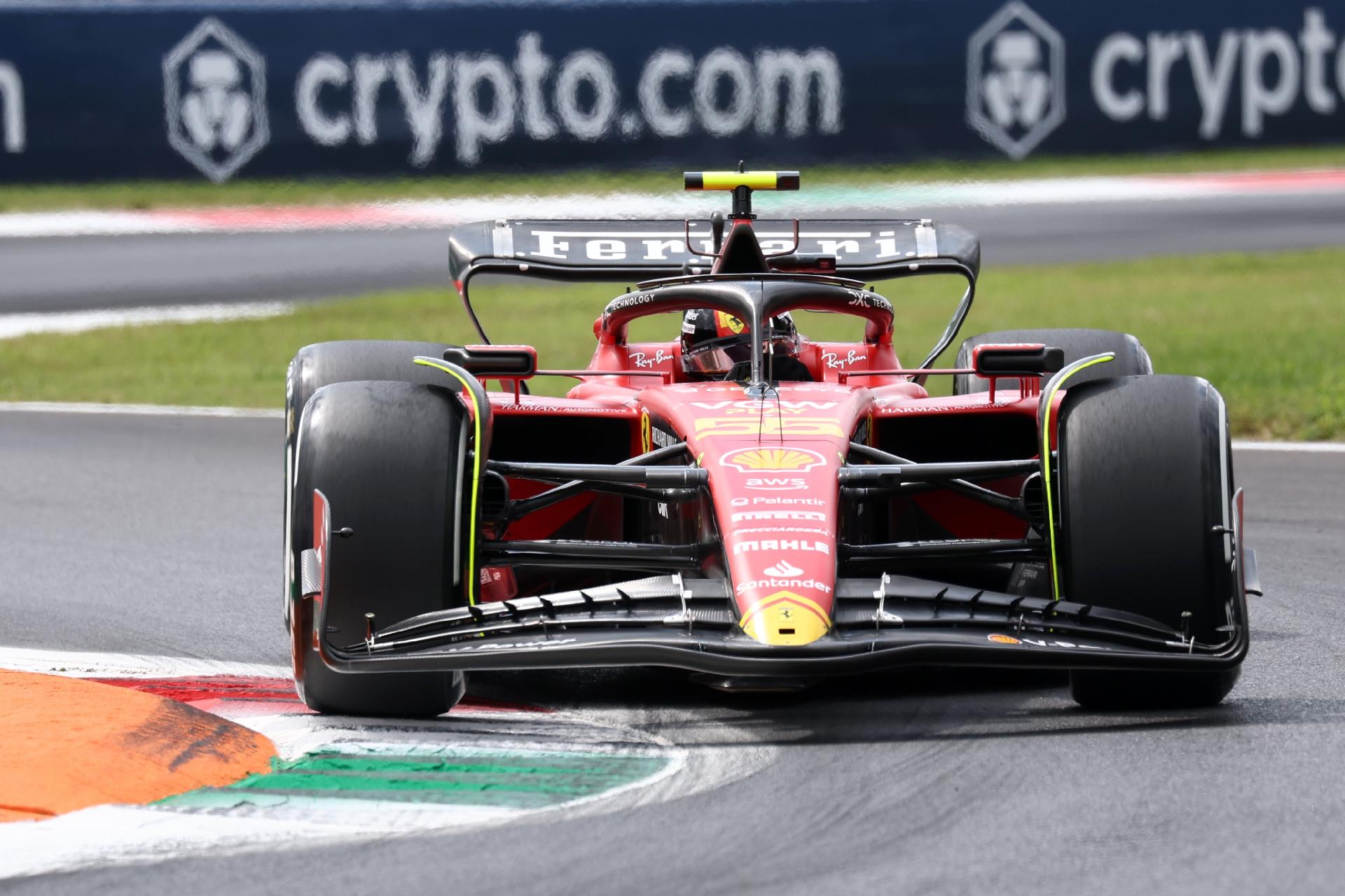 Sainz coloca Ferrari na frente no segundo treino da F1 na Itália