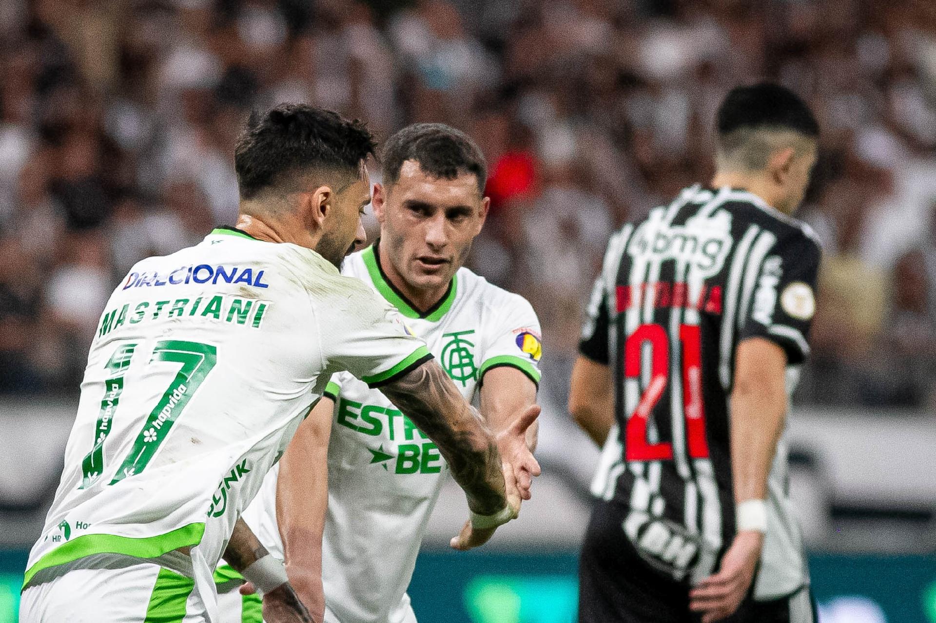 Atlético on X: ⚫⚪ FIM DE JOGO NO MINEIRÃO! GALO VENCE O AMÉRICA DE CALI  POR 2 A 1 E AGORA SOMA 4 PONTOS NO GRUPO H DA LIBERTADORES!!! ⚽ DOIS GOLS