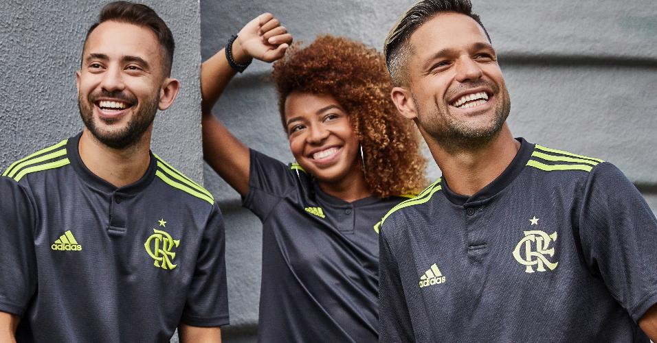 uniforme do flamengo cinza