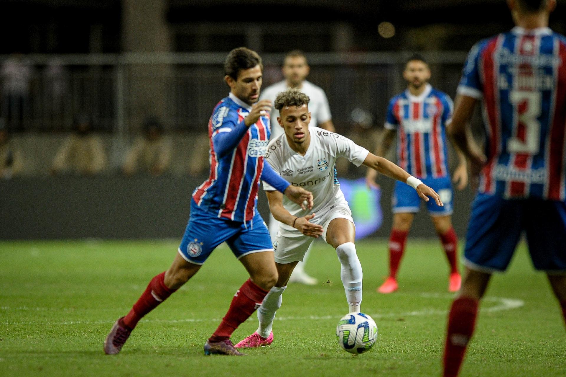 Grêmio empata com Bahia no primeiro jogo das quartas de final da