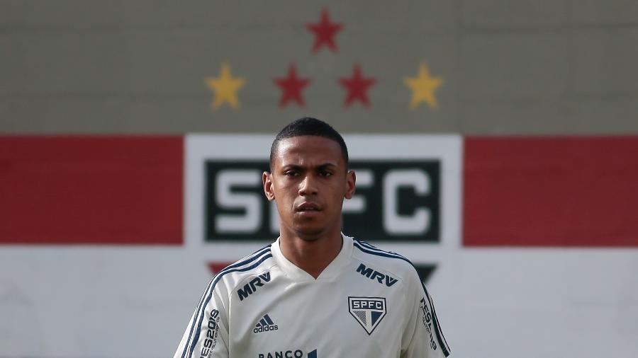 Bruno Alves durante treino do São Paulo - Marcello Zambrana/AGIF