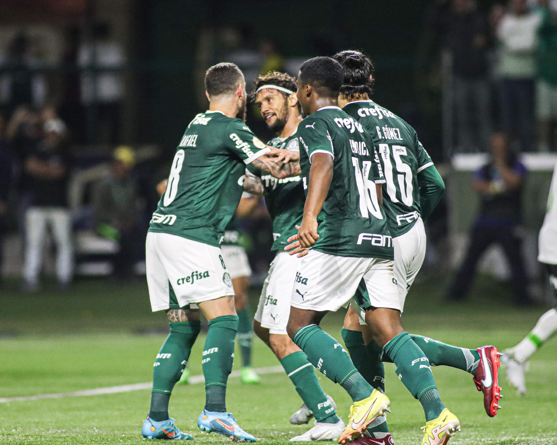 Palmeiras vira sobre o América-MG em noite de festa pelo título do Brasileirão