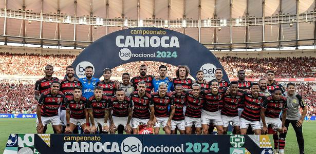 Jogadores do Fla comemoram título carioca e querem mais em 2024