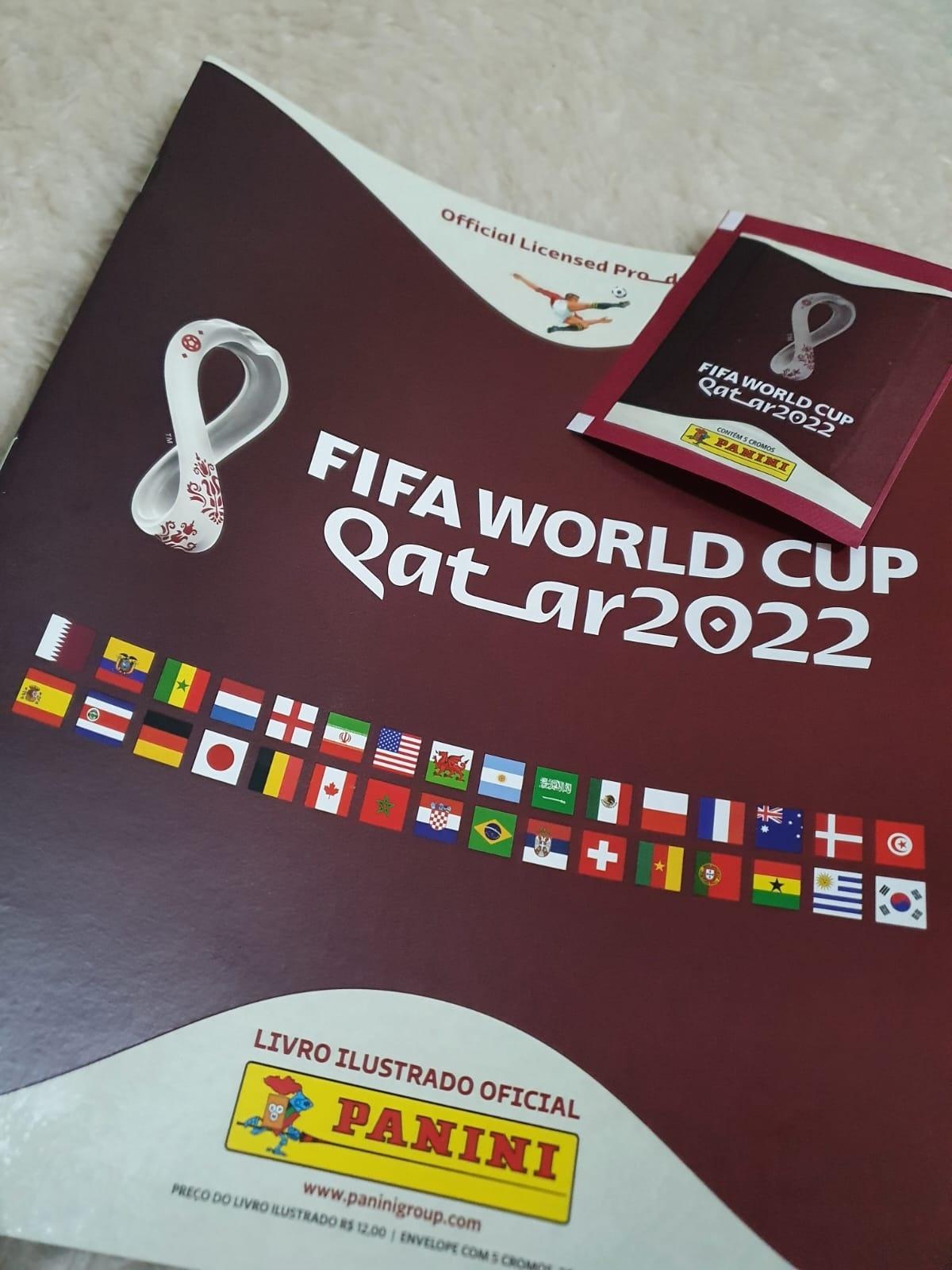 KIT DE ATUALIZAÇÃO DO ALBUM DA COPA DO QATAR COM 80 NOVOS CROMOS DE  JOGADORES