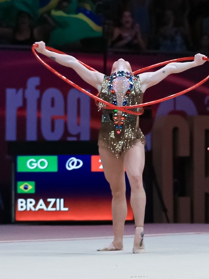 Conjunto do Brasil é 6º no Mundial de Ginástica Rítmica e vai às Olimpíadas