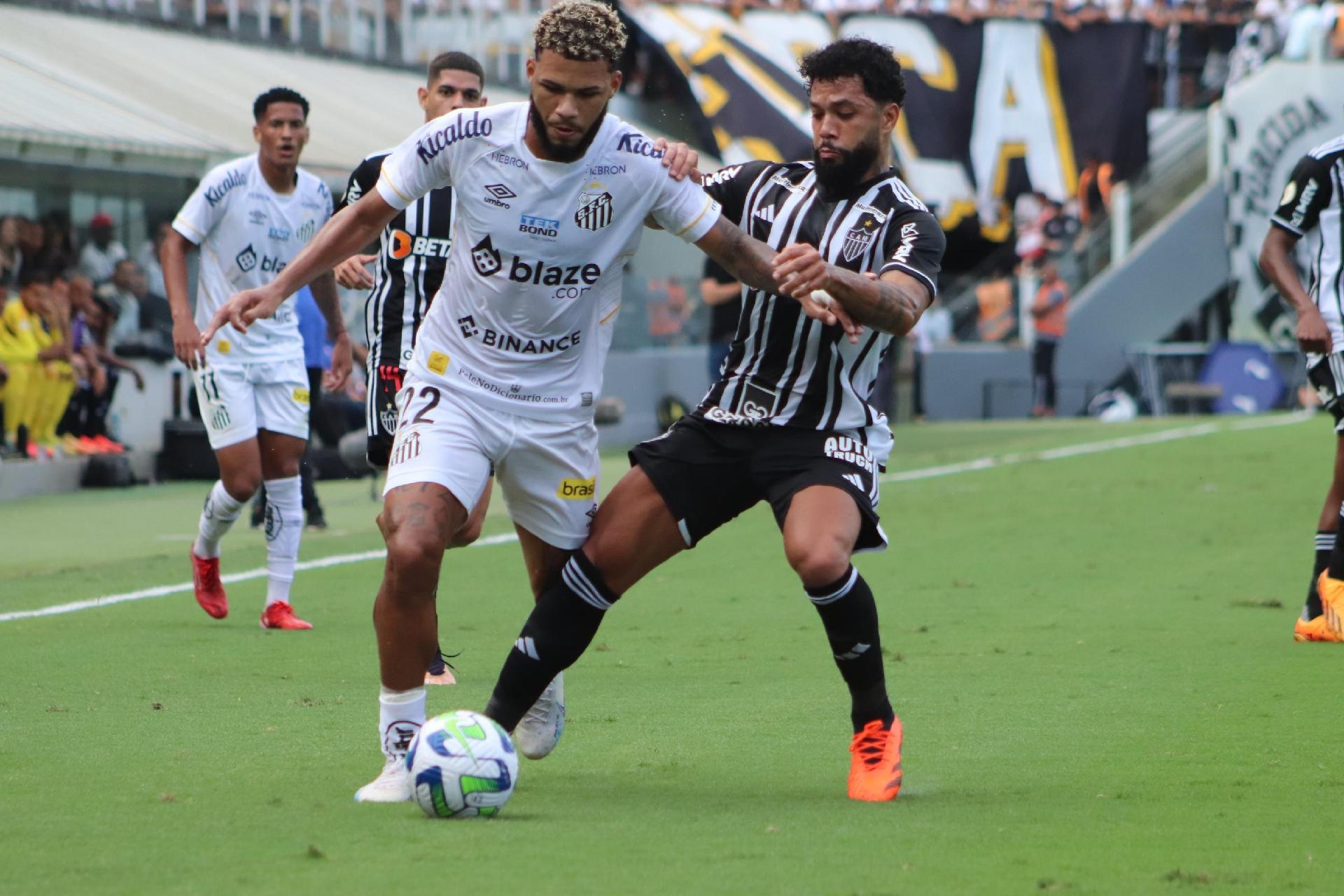 Santos contra atlético mineiro