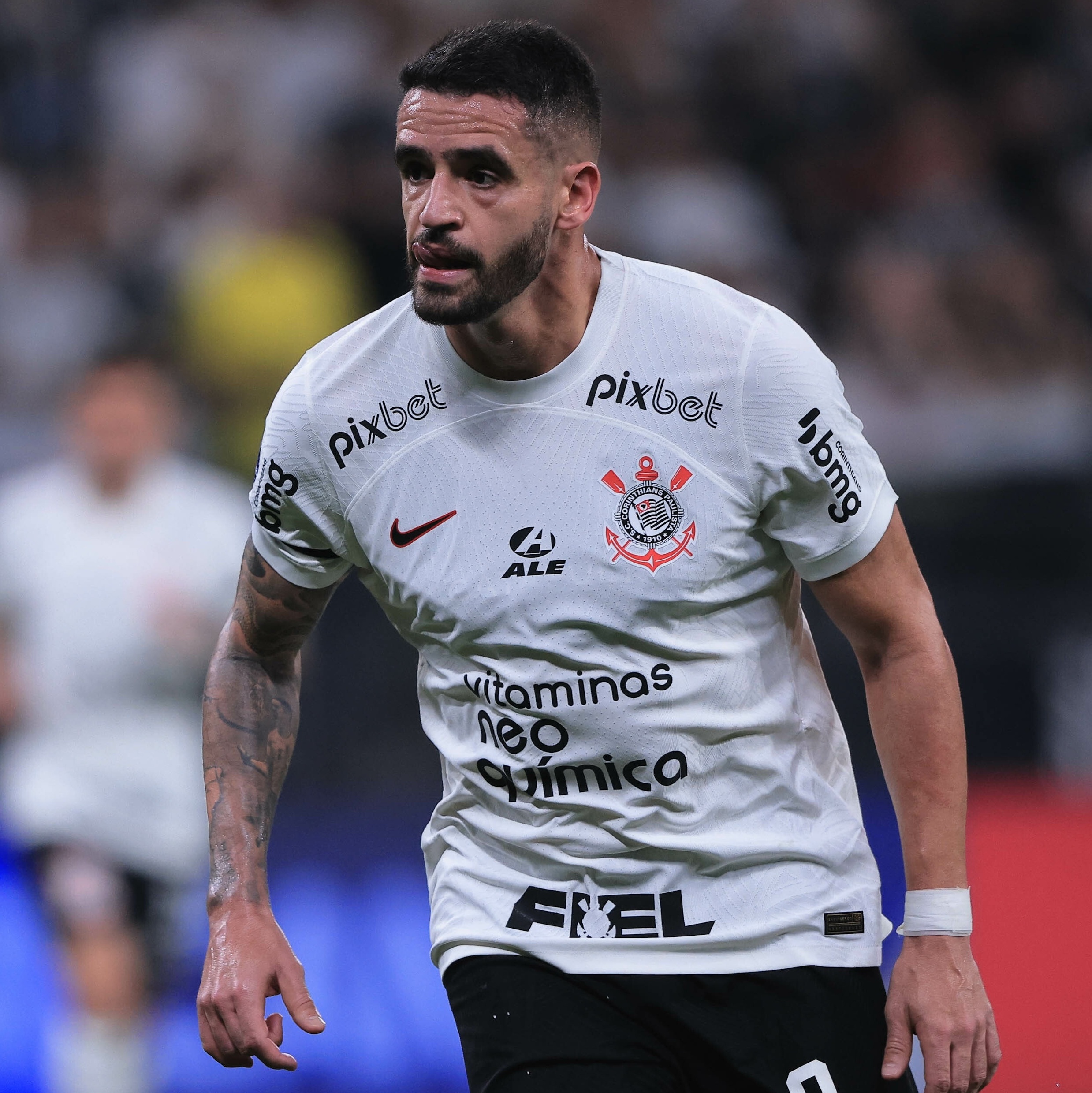 Camisa Corinthians – Renato Augusto – Paulistão 2023 – Santos x Corinthians  – Usado e Autografado Pelo Craque – Play For a Cause