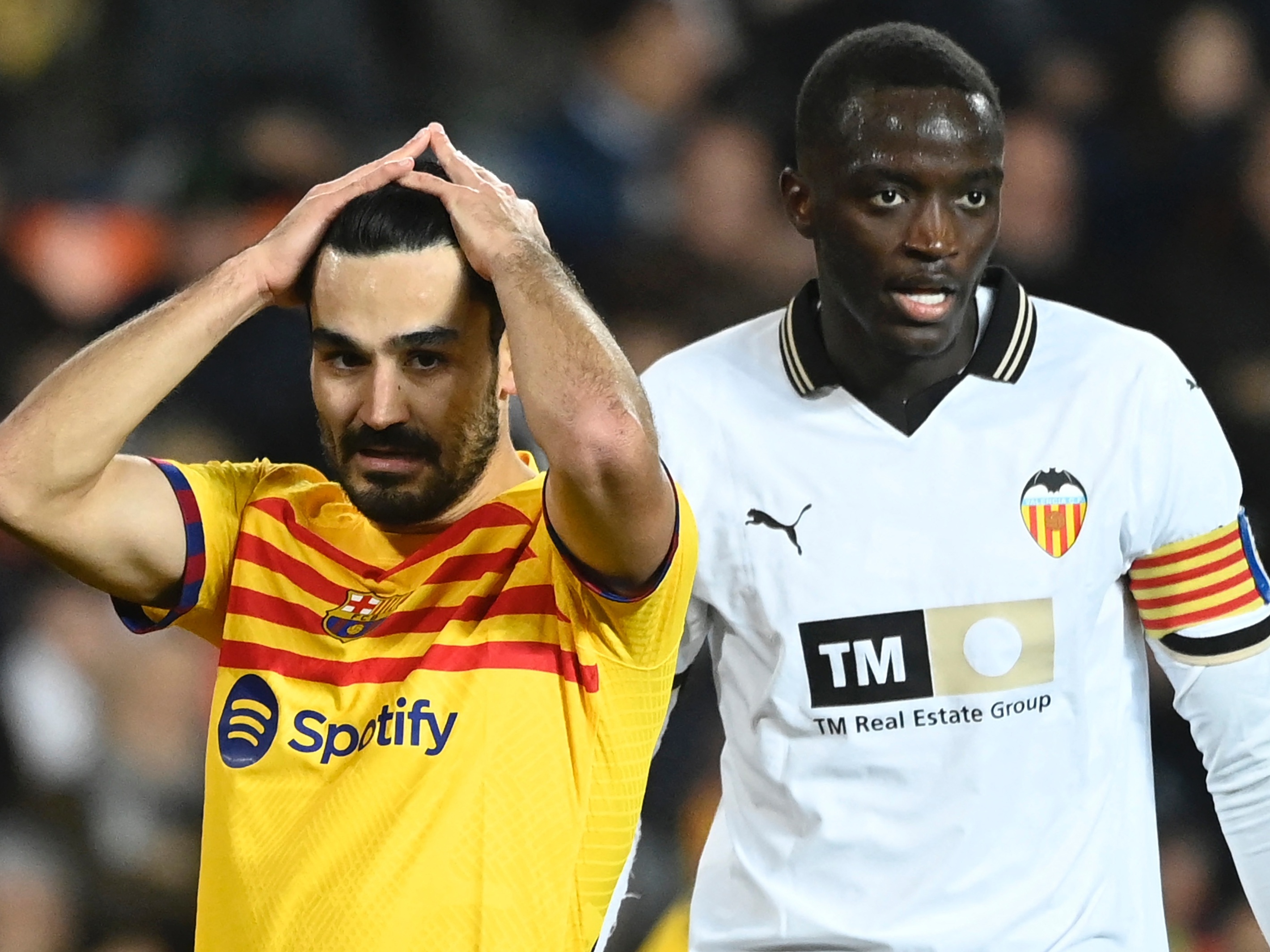 Valencia e Barcelona ficam no empate em partida pelo Espanhol