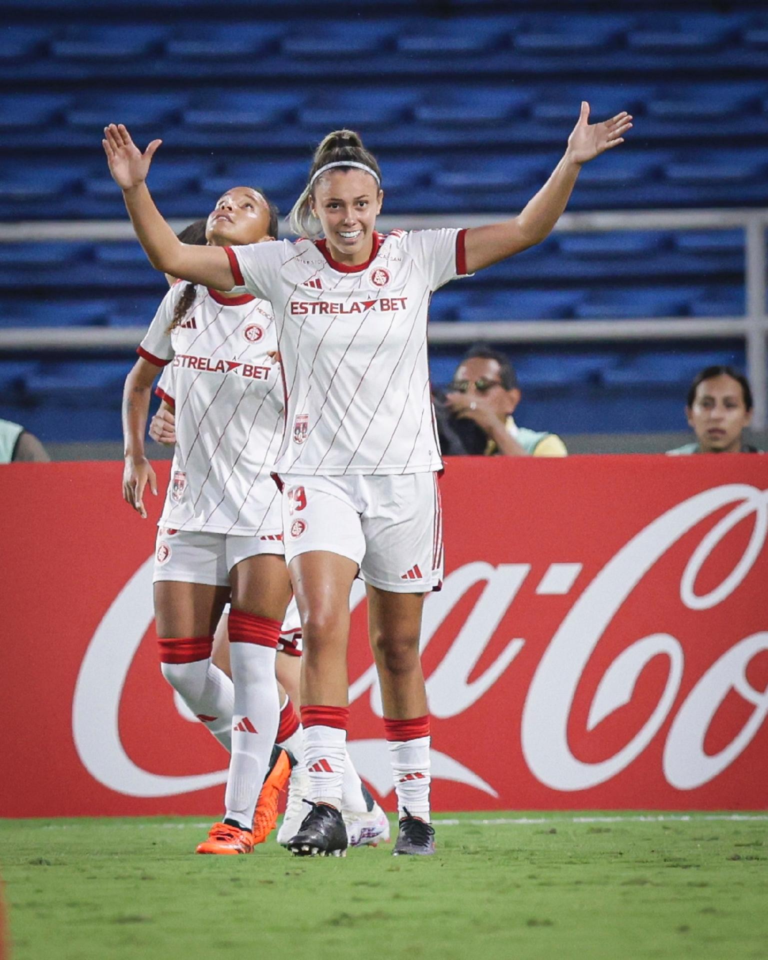 Libertadores Feminina: Internacional vence América de Cali e vai às quartas  de final