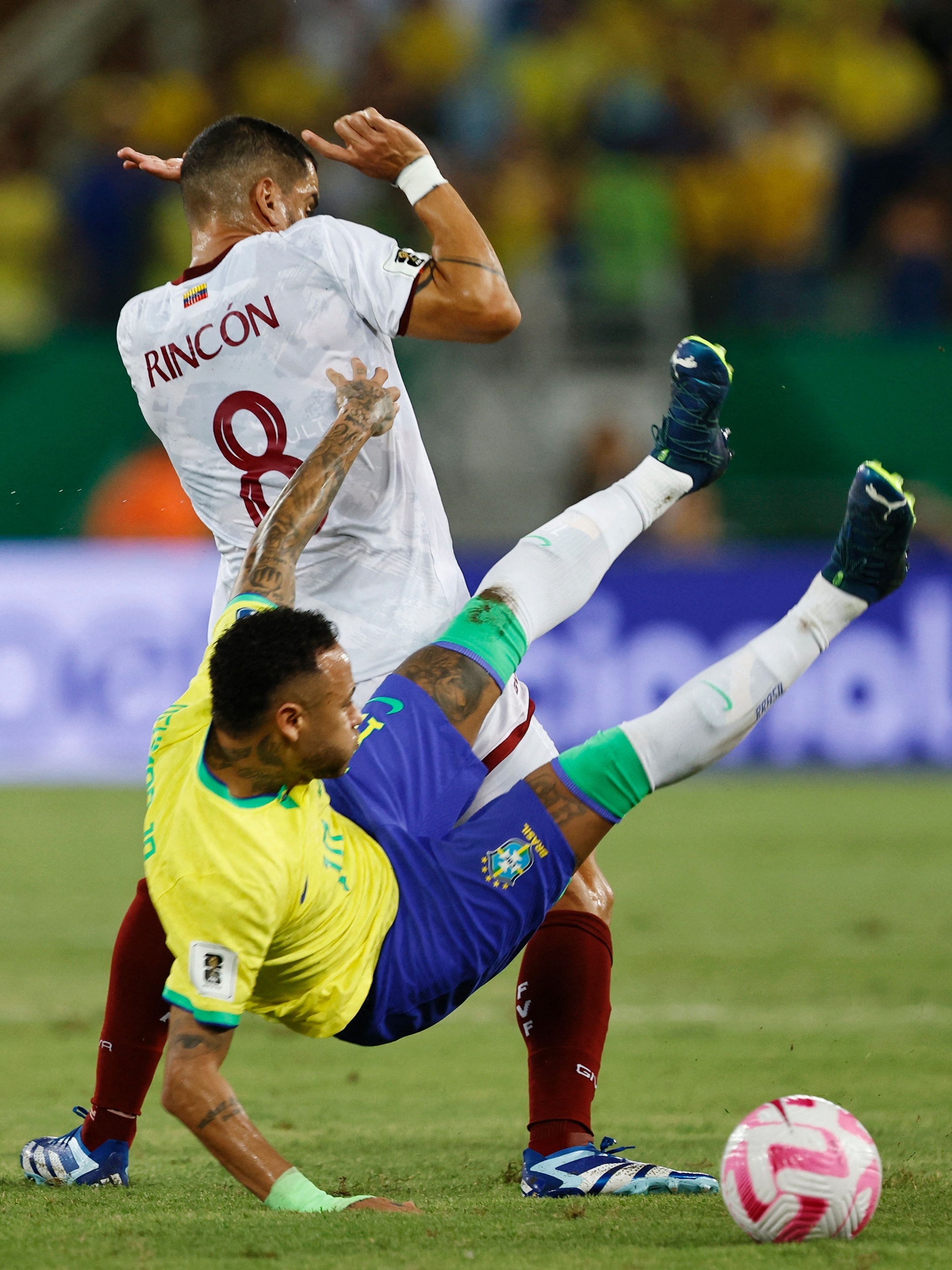 Na noite de ontem após o jogo do Brasil e Venezuela em Cuiabá, o