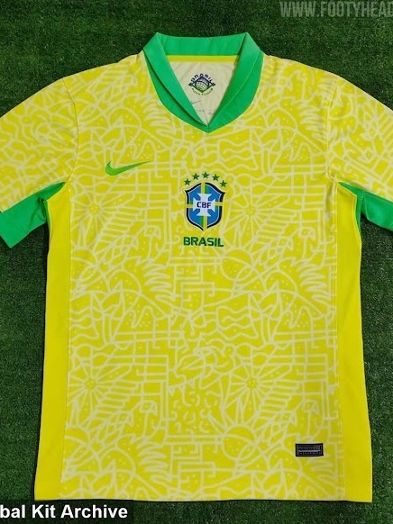 Brasil estreia nova camisa em amistosos na Europa; escudo centralizado