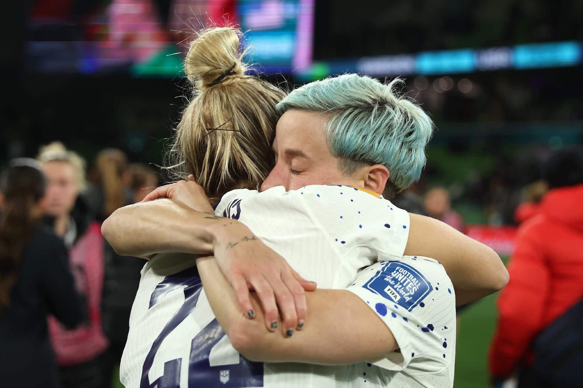 Megan Rapinoe se despede das Copas do Mundo com lágrimas: Me