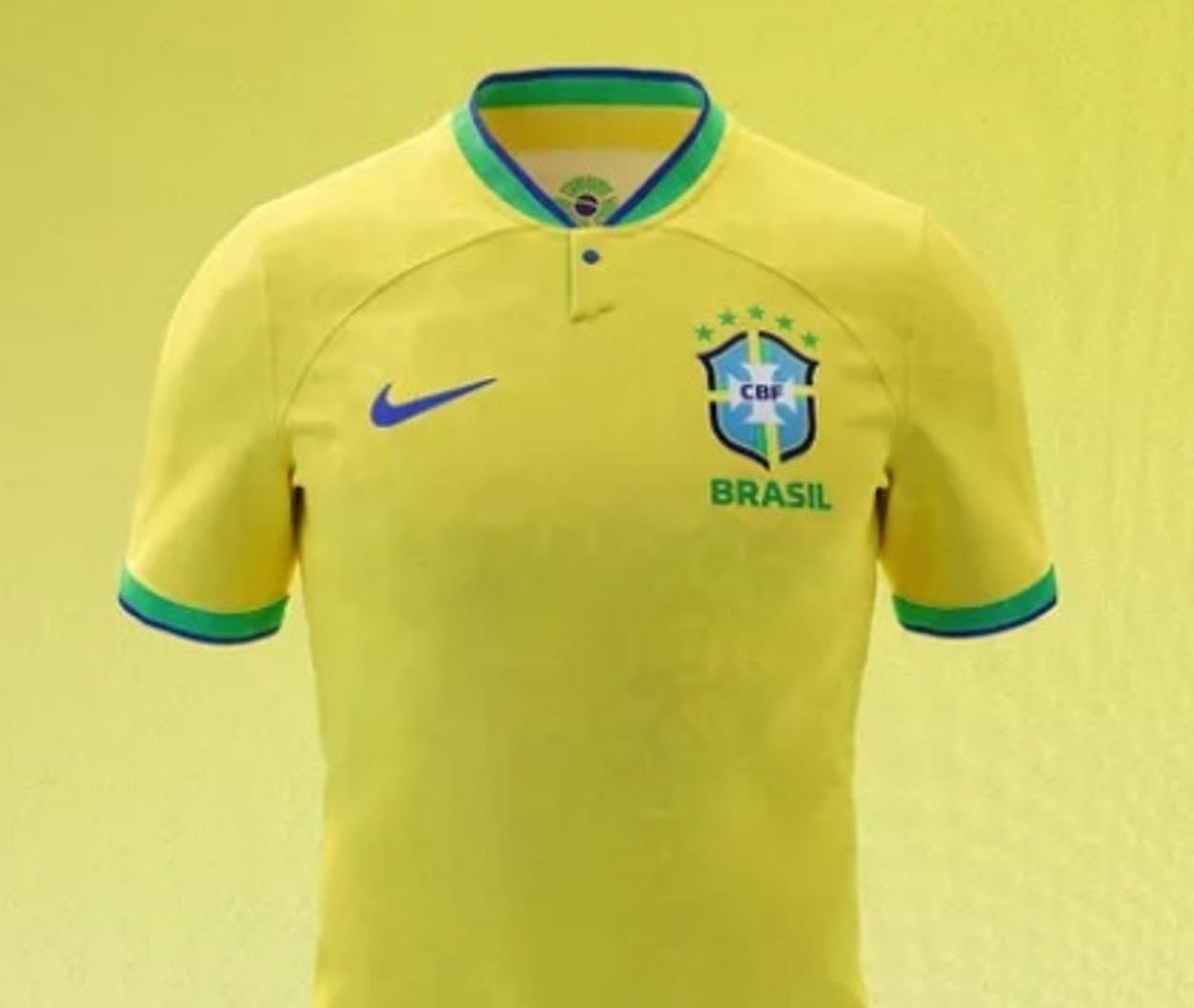 Camiseta Infantil Seleção Brasileira Branca