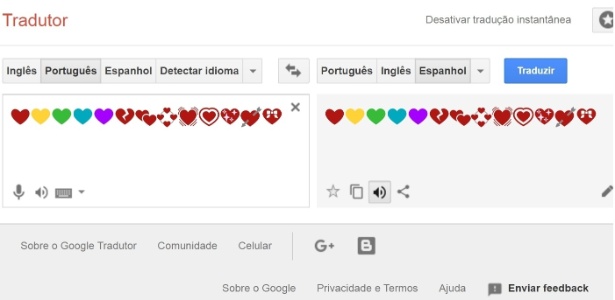 Inveja e tristeza: emojis de corações ganham curiosas traduções no Google -  Tecnologia - Tecnologia
