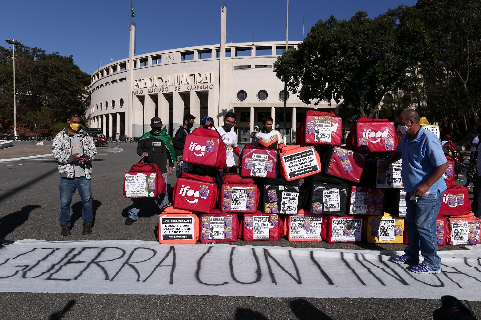 Entregadores fazem 2ª greve nacional em meio a pequenas vitórias e