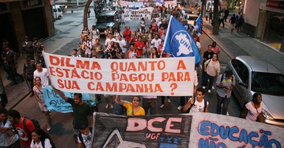 Ap S Decis O Do Mec Alunos Da Gama Filho E Univercidade Protestam