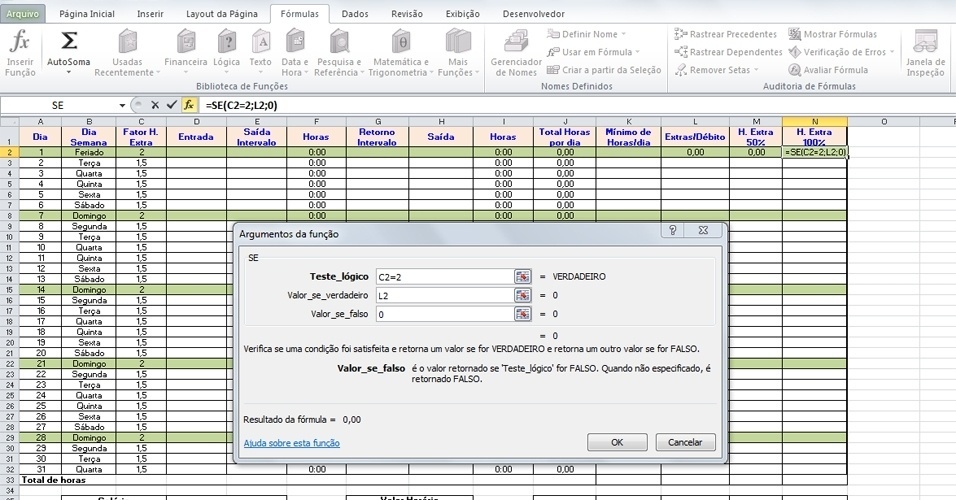 Fotos Saiba Como Usar O Excel Para Calcular Valor De Horas Extras