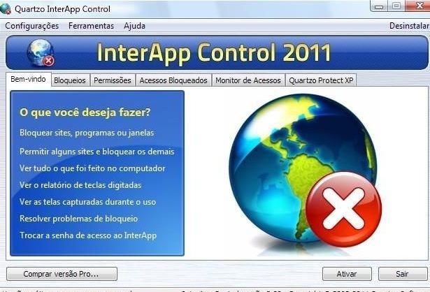 InterApp Control: Software para CONTROLE TOTAL do Uso da Internet e dos PCs  na Sua Empresa