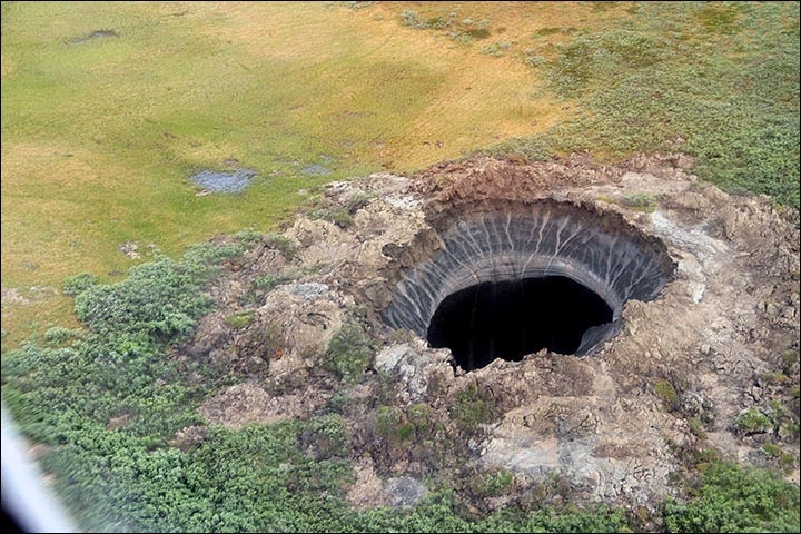 Cratera gigante surge na Sibéria e intriga cientistas Fotos Ciência