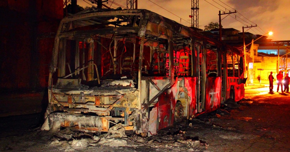 Nibus Incendiados Em S O Paulo Em Fotos Uol Not Cias