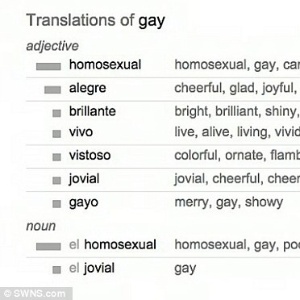 Google Tradutor usa palavras ofensivas e homofóbicas para