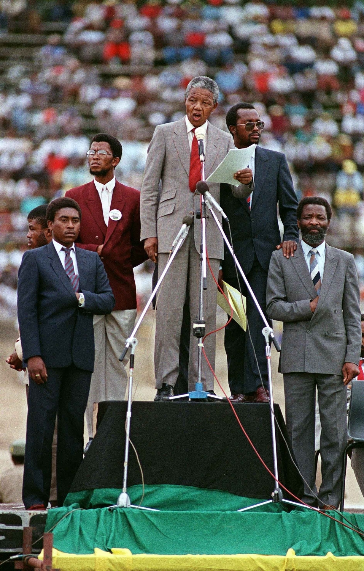 Fotos H Anos Nelson Mandela Era Libertado Da Pris O