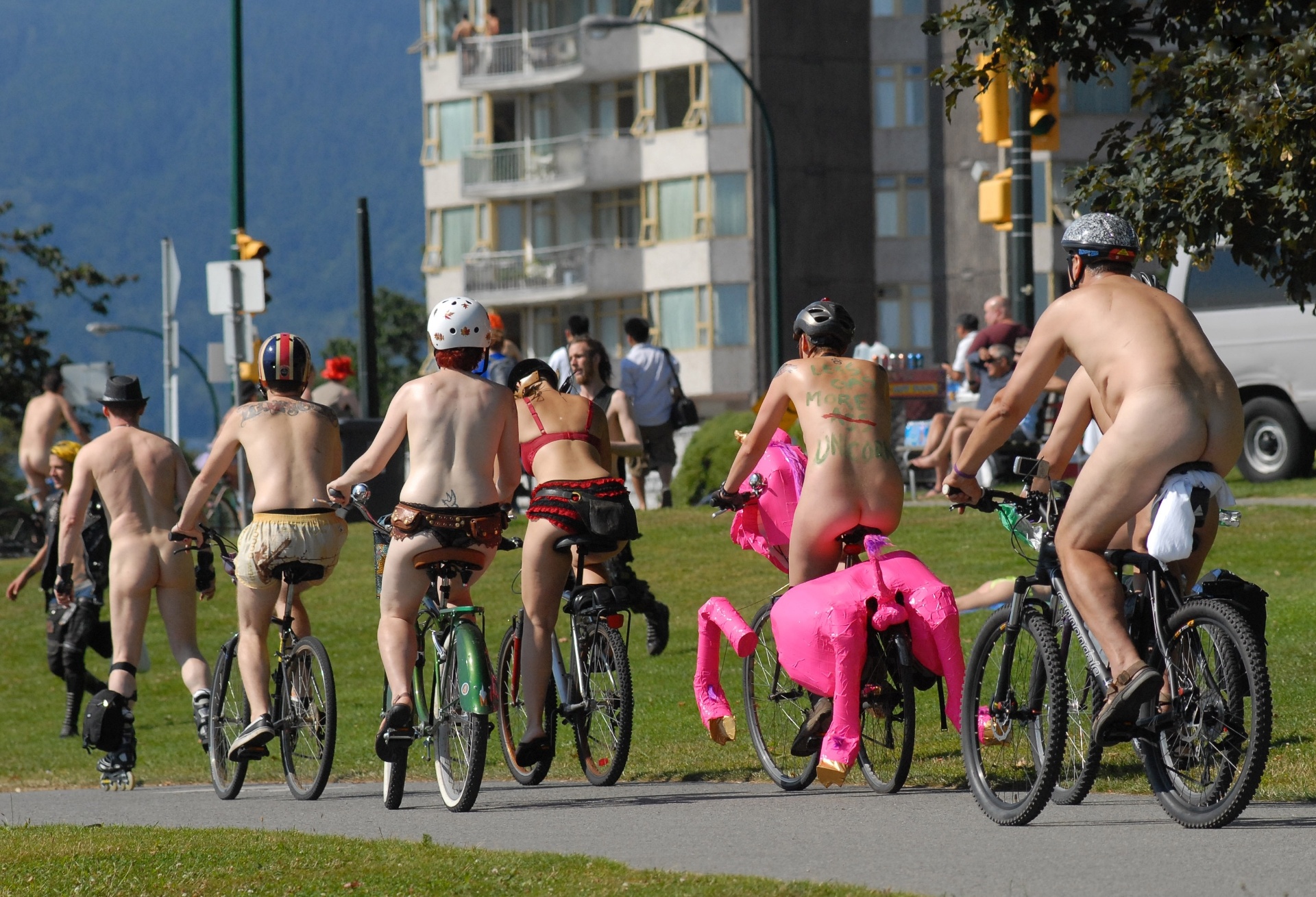 Fotos Cicloativistas Participam Do World Naked Bike Ride