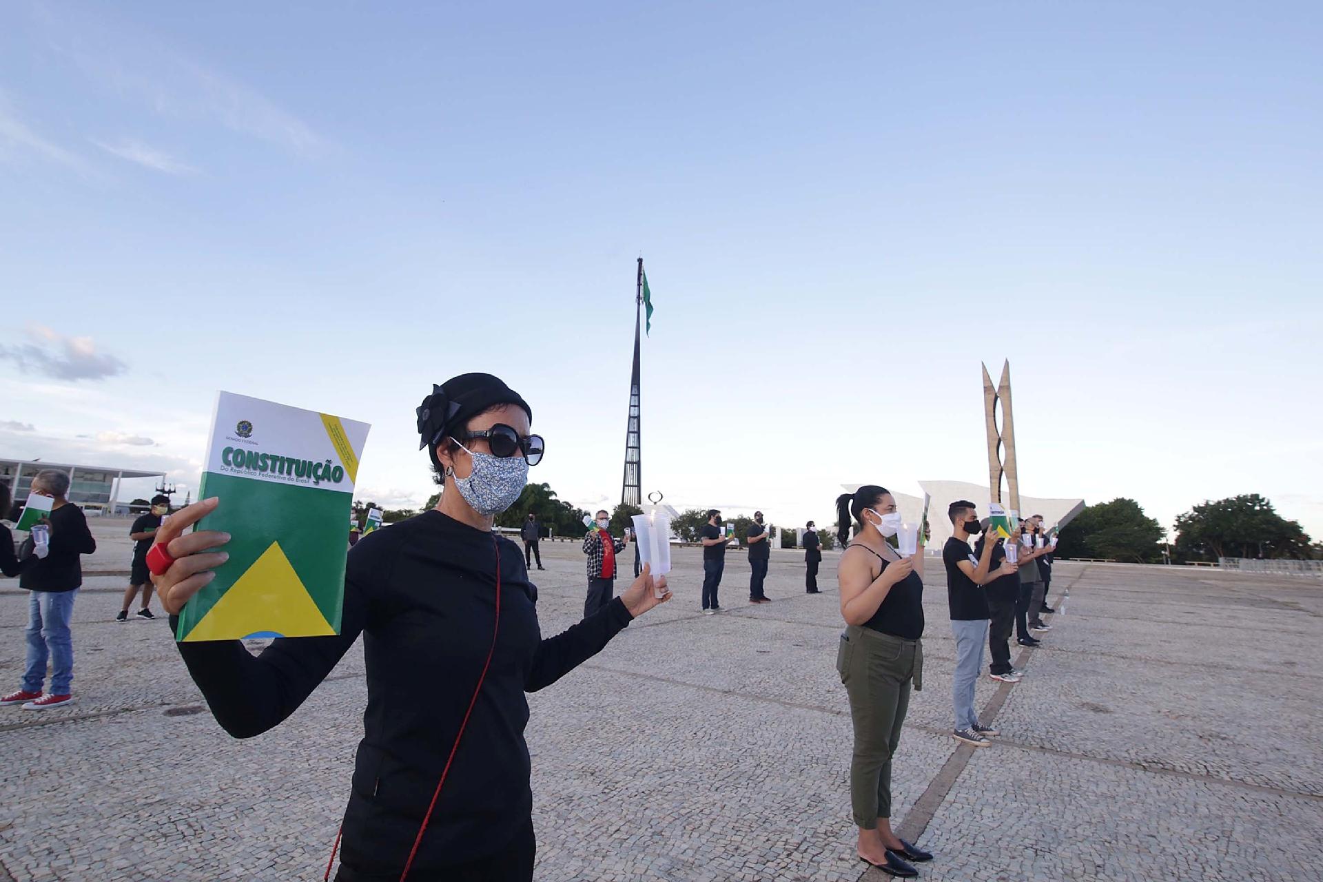 Fotos Juristas realizam ato em defesa da Constituição e da democracia