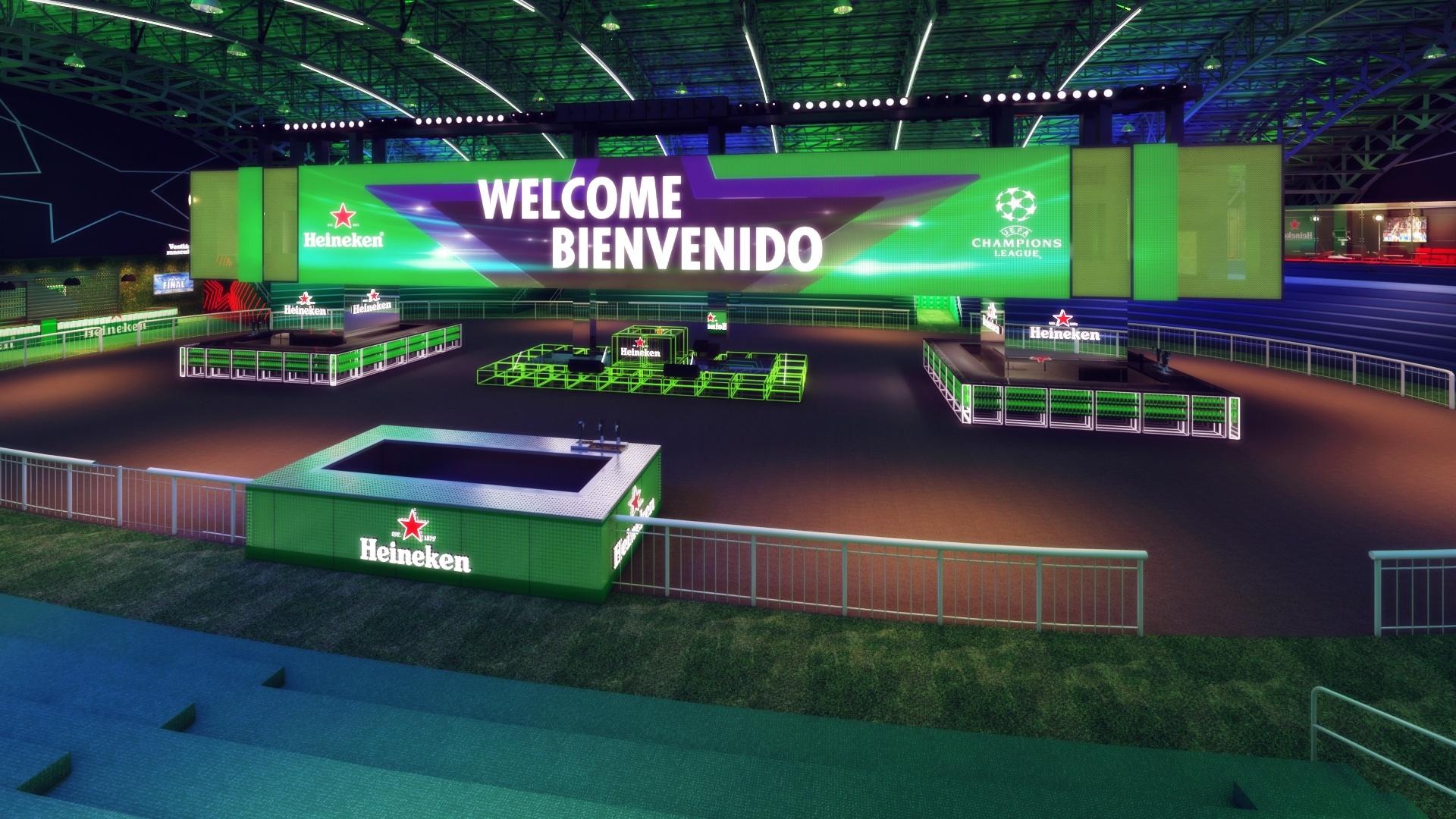 Heineken coloca torcedores em campo e jogadores na arquibancada, para  celebrar a UEFA Champions League Final - APP Brasil