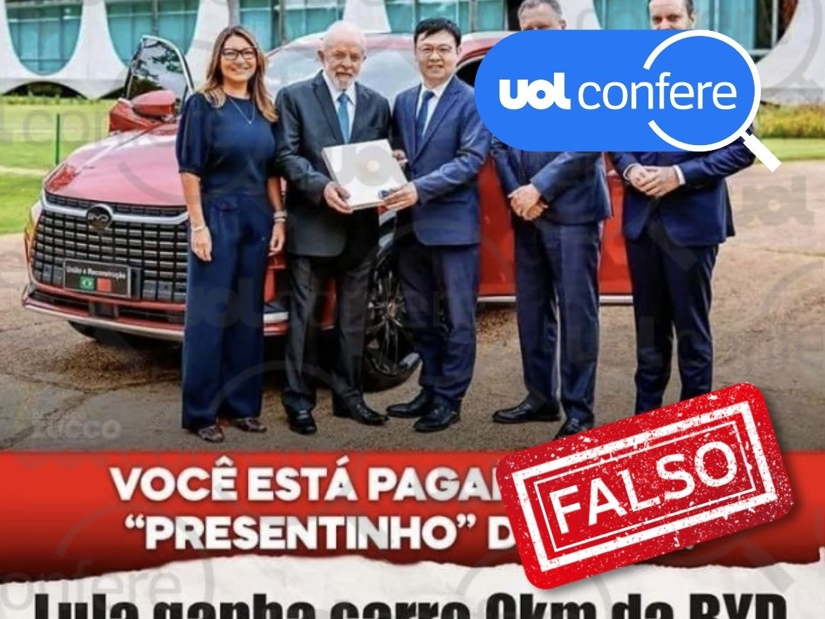 Lula recebe representantes da montadora BYD no Alvorada