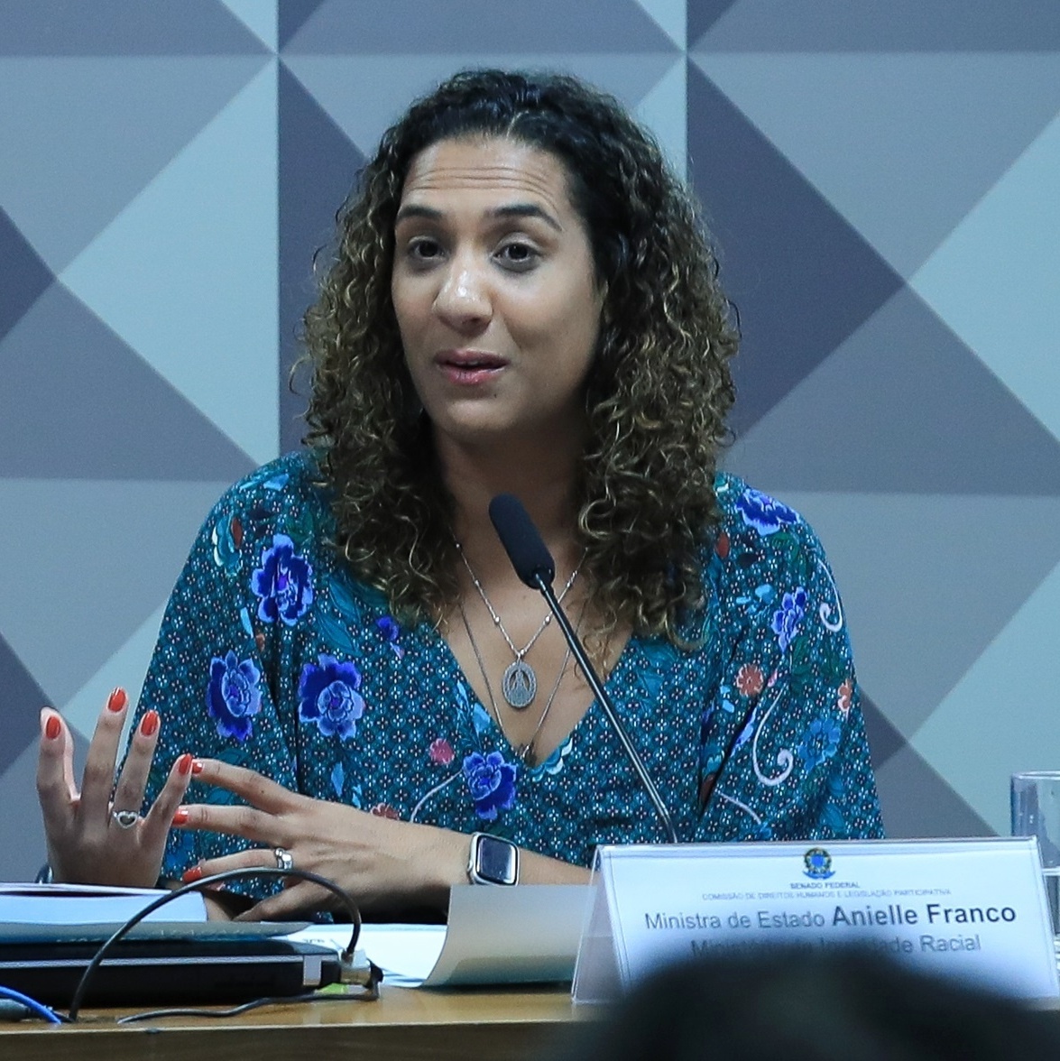 Ministra Anielle Franco viaja em jatinho da FAB para estar na final da Copa  do Brasil no domingo