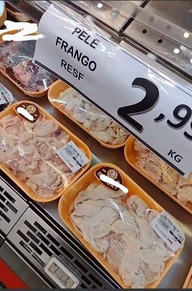 Como é chamada essa parte do frango na - Nomes Científicos