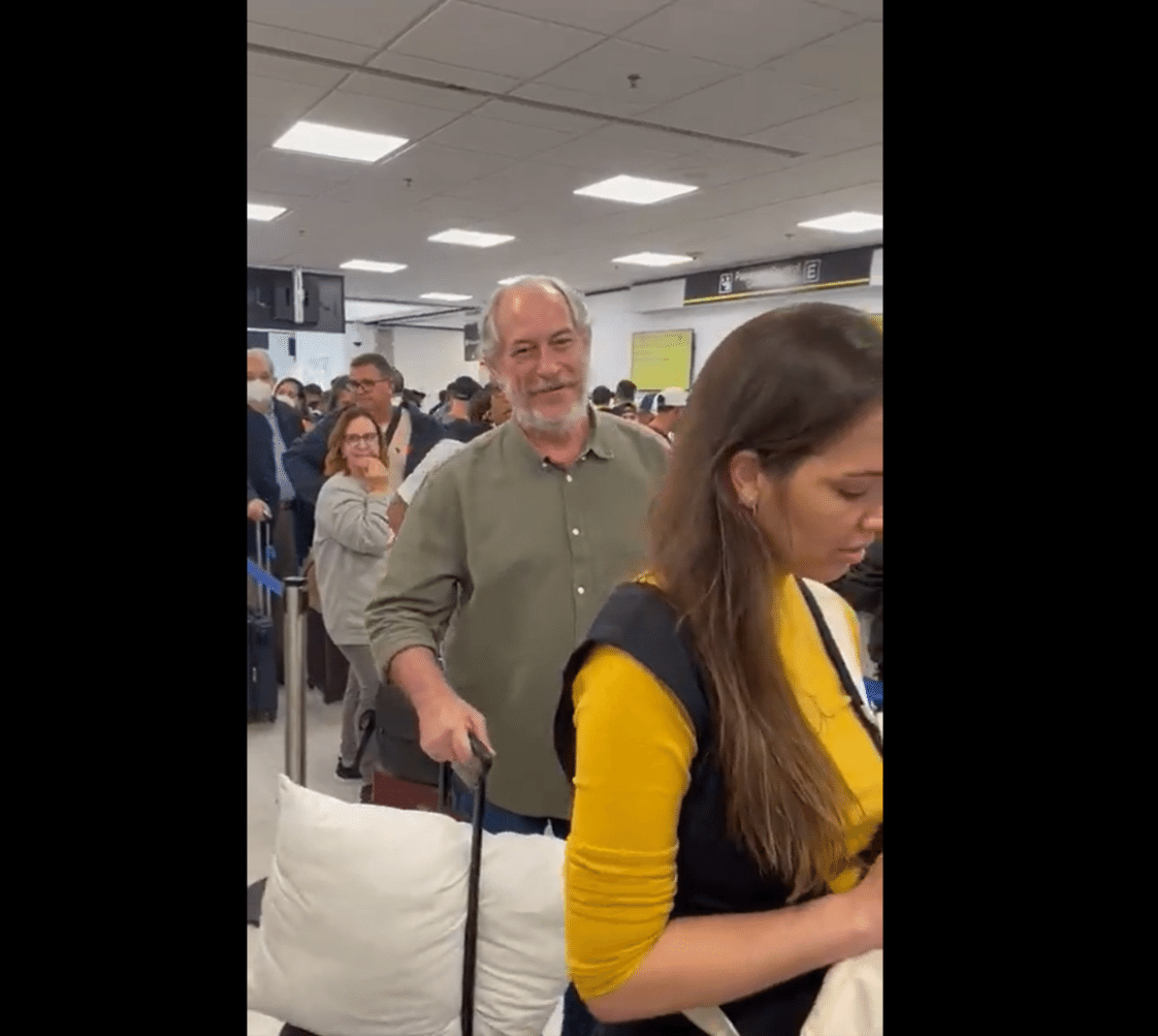 Ciro Gomes hostilizado em aeroporto de Miami