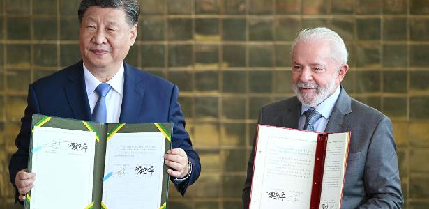 Lula E Xi Assinam Acordos No Alvorada