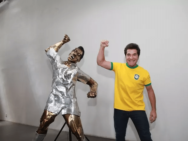 Pelé em Ribeirão Preto: artista plástico relembra entrega de