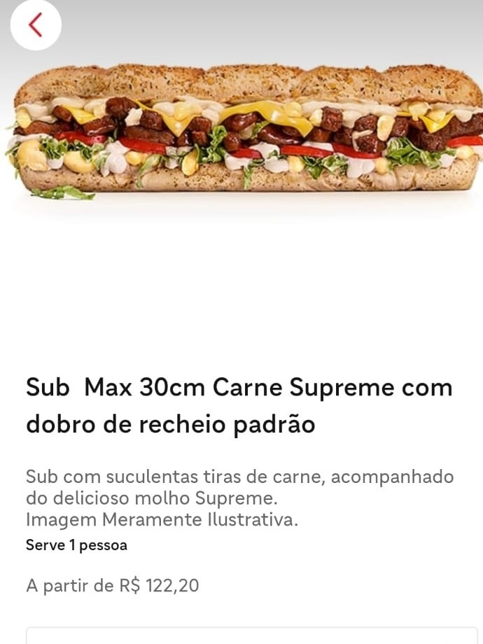 Delivery - Subway Brasil
