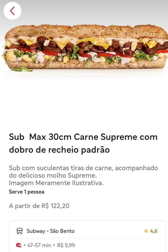 Subway - Floresta Preço e Cardápio delivery - Rappi